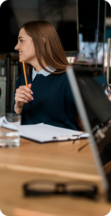 Professional woman working